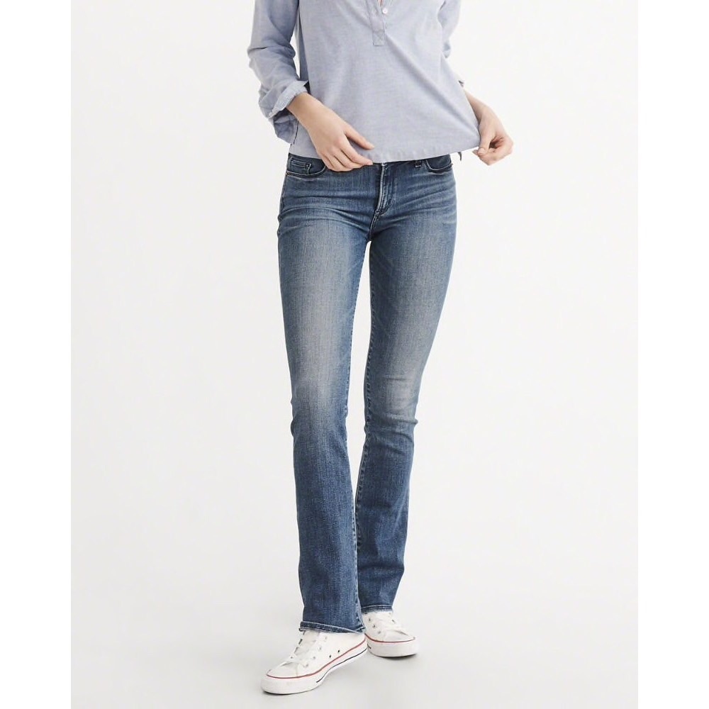 🔥NEW Abercrombie Fitch Straight Leg Jeans 2R/W26